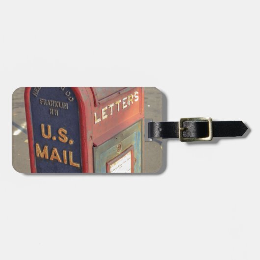 ヴィンテージのポスト ラゲッジタグ (正面横)