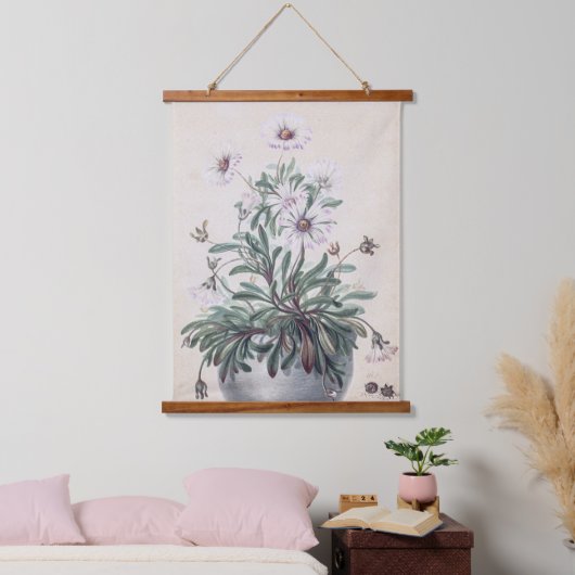 ヴィンテージのポット 吊り下げ型タペストリー (寝室)