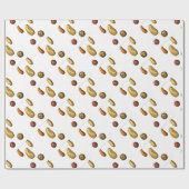 ヴィンテージのポテトの植物のプリント ラッピングペーパー (フラット)