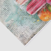 ヴィンテージのポプシクルとライム&犬のバラデコページ 薄葉紙 (詳細)