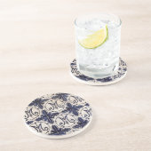 ヴィンテージのポルトガル人のazulejo コースター (側面)