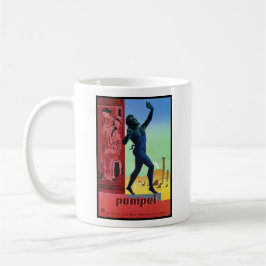 ヴィンテージのポンペイイタリアンな旅行ポスター マグカップ