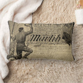 ヴィンテージのマカジキの火器銃の広告の家の装飾の枕 ランバークッション (ブランケット)