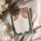 ヴィンテージのマキントシ結婚の木 招待状