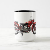 ヴィンテージのマグに乗るために住んで下さい マグカップ (中央)