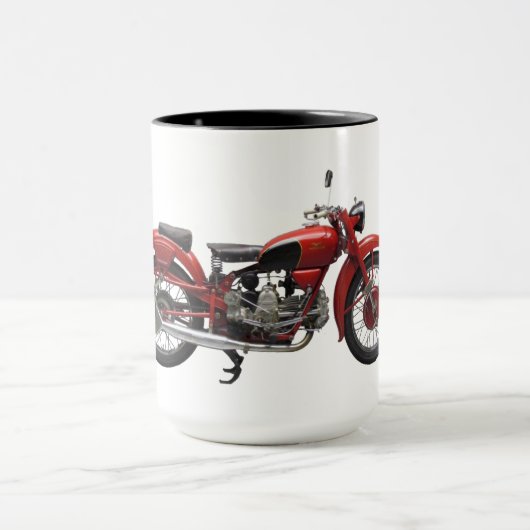 ヴィンテージのマグに乗るために住んで下さい マグカップ (中央)