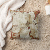 ヴィンテージのマグノリアのトスの枕 クッション (ブランケット)