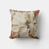 ヴィンテージのマグノリアのトスの枕 クッション (正面)