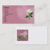 ヴィンテージのマグノリアの歌の服装およびギフト 名刺 (正面/裏面)