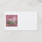 ヴィンテージのマグノリアの歌の服装およびギフト 名刺 (裏面)