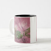 ヴィンテージのマグノリアソングアパレルとギフト ツートーンマグカップ (正面左)