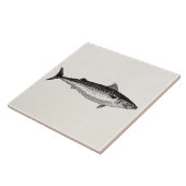 ヴィンテージのマサバの魚-水生テンプレート タイル (側面)