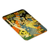 ヴィンテージのマザーグースの絵本を読む子供たち マグネット (右側)