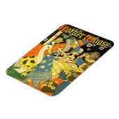 ヴィンテージのマザーグースの絵本を読む子供たち マグネット (左側)