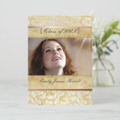 ヴィンテージのマスク/卒業式のパーティの招待状 招待状 (スタンド正面)