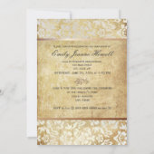 ヴィンテージのマスク/卒業式のパーティの招待状 招待状 (裏面)