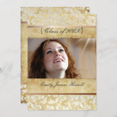 ヴィンテージのマスク/卒業式のパーティの招待状 招待状 (正面/裏面)