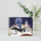 ヴィンテージのマダムマラリアモスキート ポストカード (スタンド正面)