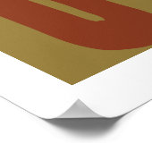 ヴィンテージのマッチボックスカバー(カフェの女の子) ポスター (角)