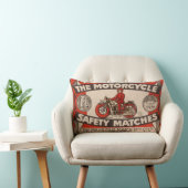 ヴィンテージのマッチ箱カバー ランバークッション (椅子)