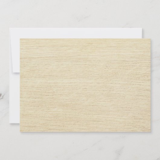 ヴィンテージのマツ円錐形のブライダルシャワー招待状 招待状 (裏面)