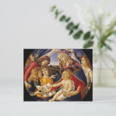 ヴィンテージのマドンナのクリスマスの郵便はがき シーズンポストカード (スタンド正面)