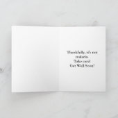 ヴィンテージのマラリアの蚊が増える カード (内部)