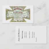 ヴィンテージのマンサクの名刺 名刺 (正面/裏面)