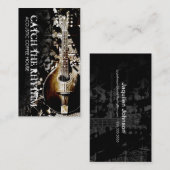 ヴィンテージのマンドリンの音響の名刺 名刺 (正面/裏面)