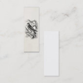 ヴィンテージのマーリンの《鳥》ハヤブサの鳥-鳥のテンプレートのブランク スキニー名刺 (正面/裏面)