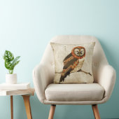 ヴィンテージのミイラのフクロウの   Mojoの枕 クッション (椅子)