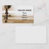 ヴィンテージのミシンのクローズアップのイメージ 名刺 (正面/裏面)