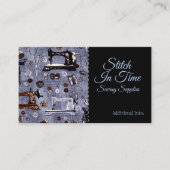 ヴィンテージのミシンの名刺 名刺 (正面)