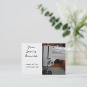 ヴィンテージのミシンの名刺 名刺 (スタンド正面)