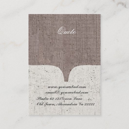 ヴィンテージのミシンの技術のファッションのマネキン 名刺 (裏面)