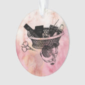 ヴィンテージのミシン及び概念のオーナメント オーナメント (正面)