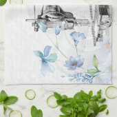 ヴィンテージのミシン キッチンタオル (折り畳み)