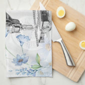 ヴィンテージのミシン キッチンタオル (四つ折り)