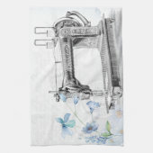 ヴィンテージのミシン キッチンタオル (縦)