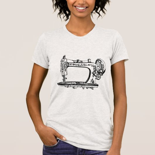 ヴィンテージのミシン Tシャツ (正面)