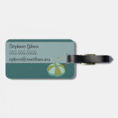 ヴィンテージのミシンIDのラベル ラゲッジタグ (裏面横)