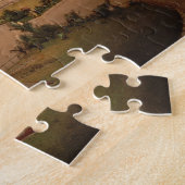 ヴィンテージのミラノのカテドラルおよび広場、イタリア ジグソーパズル (側面)