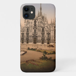 ヴィンテージのミラノのカテドラルおよび広場、イタリア iPhone 11 ケース