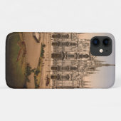 ヴィンテージのミラノのカテドラルおよび広場、イタリア Case-Mate iPhoneケース (裏面(横))