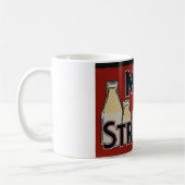 ヴィンテージのミルク広告マグ コーヒーマグカップ (左)