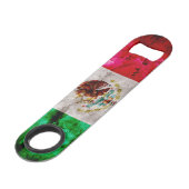 ヴィンテージのメキシコの風化させた旗 スピード栓抜き (正面アングル)