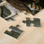 ヴィンテージのメンフクロウIllustratation (Audubon) ジグソーパズル (側面)