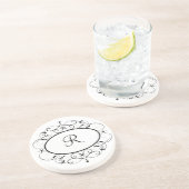 ヴィンテージのモノグラムのコースター コースター (側面)