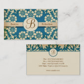 ヴィンテージのモノグラムの専門の名刺 名刺 (正面/裏面)