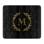 ヴィンテージのモノグラム カッティングボード (正面)